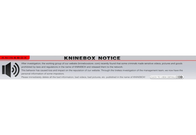 KNINEBOX Announcement and Statement
