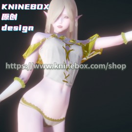 The ultimate temptation of white elves BaiLingLan KC001 AI shoujo AI Girl AI Syoujyo card mod&HoneySelect2 mod character card Mod Modification Design by KNINEBOX