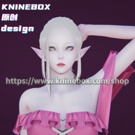 Charming and coquettish Pink Fairy CaiLing CaiLing KC002 AI shoujo AI Girl AI Syoujyo card mod&HoneySelect2 mod character card Mod Modification Design by KNINEBOX