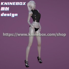 Enchanting the dark sexy spirit AnLing KC003 AI shoujo AI Girl AI Syoujyo card mod&HoneySelect2 mod character card Mod Modification Design by KNINEBOX