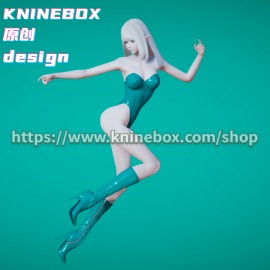 Swimsuit Elf sexuality MoYou KC007 AI shoujo AI Girl AI Syoujyo card mod&HoneySelect2 mod character card Mod Modification Design by KNINEBOX