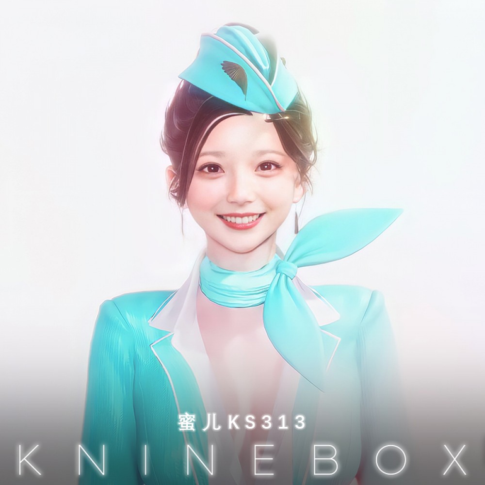 KS313 Korean flight attendant