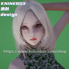 XueYun KS0001AI shoujo mod&HoneySelect2 mod character card Mod Modification Design by KNINEBOX   The most beautiful face White haired beauty 