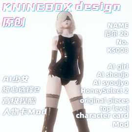 NieR:Automata KS008 AI shoujo AI Girl AI Syoujyo mod&HoneySelect2 mod character card Mod Modification Design by KNINEBOX  NUBILE FILMS - START YOUR DAY WITH A HOT FACIAL
