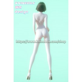 Sexy lady in white tights BaiLing KS013 AI shoujo AI Girl AI Syoujyo mod&HoneySelect2 mod character card Mod Modification Design by KNINEBOX 3D Girl Custom Evolution