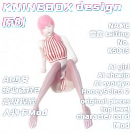 FF Versus XIII FINAL FANTASY Lightning KS015 AI shoujo AI Girl AI Syoujyo mod&HoneySelect2 mod character card Mod Modification Design by KNINEBOX