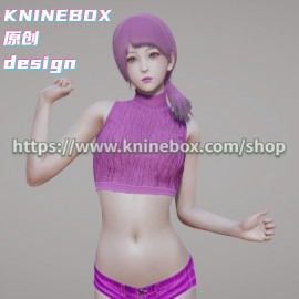 Purple silk stockings Aid diplomatic relations ZiSu KS020 AI shoujo AI Girl AI Syoujyo mod&HoneySelect2 mod character card Mod Modification Design by KNINEBOX