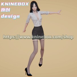 New employees in the workplace  lady AiWei KS023 AI shoujo AI Girl AI Syoujyo mod&HoneySelect2 mod character card Mod Modification Design by KNINEBOX