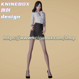 New employees in the workplace  lady AiWei KS023 AI shoujo AI Girl AI Syoujyo mod&HoneySelect2 mod character card Mod Modification Design by KNINEBOX