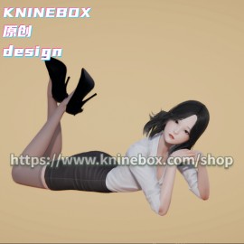 New employees in the workplace  lady AiWei KS023 AI shoujo AI Girl AI Syoujyo mod&HoneySelect2 mod character card Mod Modification Design by KNINEBOX