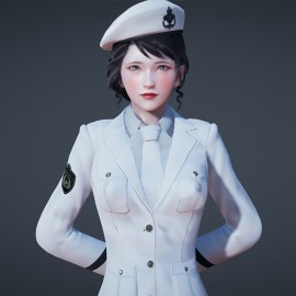 Female naval officer KS034