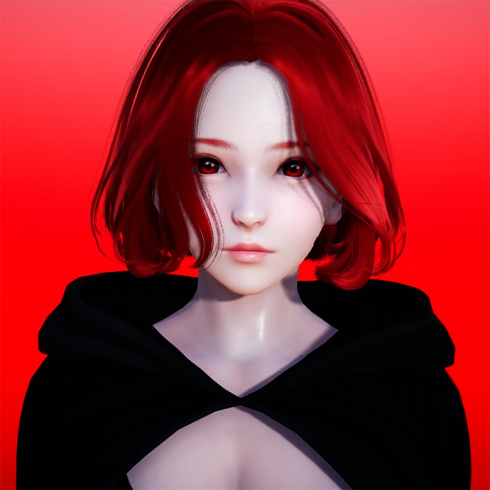 Red headed vampire