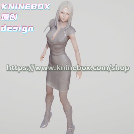  ILLUSION Future science fiction world machine girl WeiTong KX001