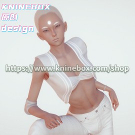 homosexuality Isabella tomboy LingZhen KX004 AI shoujo AI Girl AI Syoujyo card mod&HoneySelect2 mod character card Mod Modification Design by KNINEBOX