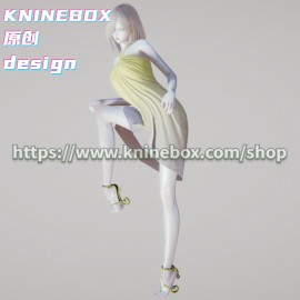 Milky White fantasy beautiful girl YingHuan KX006 AI shoujo AI Girl AI Syoujyo card mod&HoneySelect2 mod character card Mod Modification Design by KNINEBOX