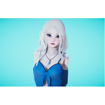 Frozen Elsa 3Dhentai game AI shoujo AI Girl AI Syoujyo mod&HoneySelect2 mod character card Mod Modification